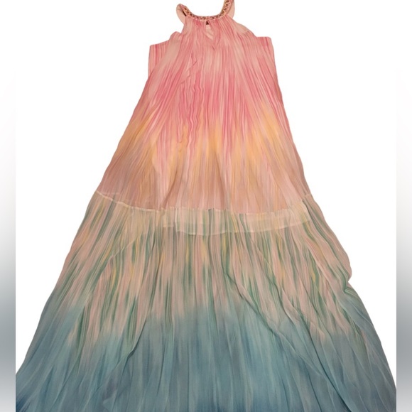 BCBGMAXAZRIA
Rhinestone Collar
Multi Color Maxi Dress - Picture 6 of 8